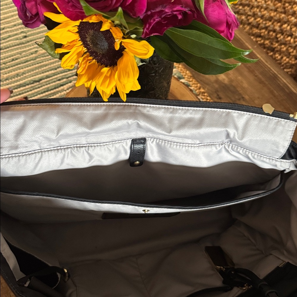 Tumi Black Women's Tote with Gold Accents - Picture 9 of 9